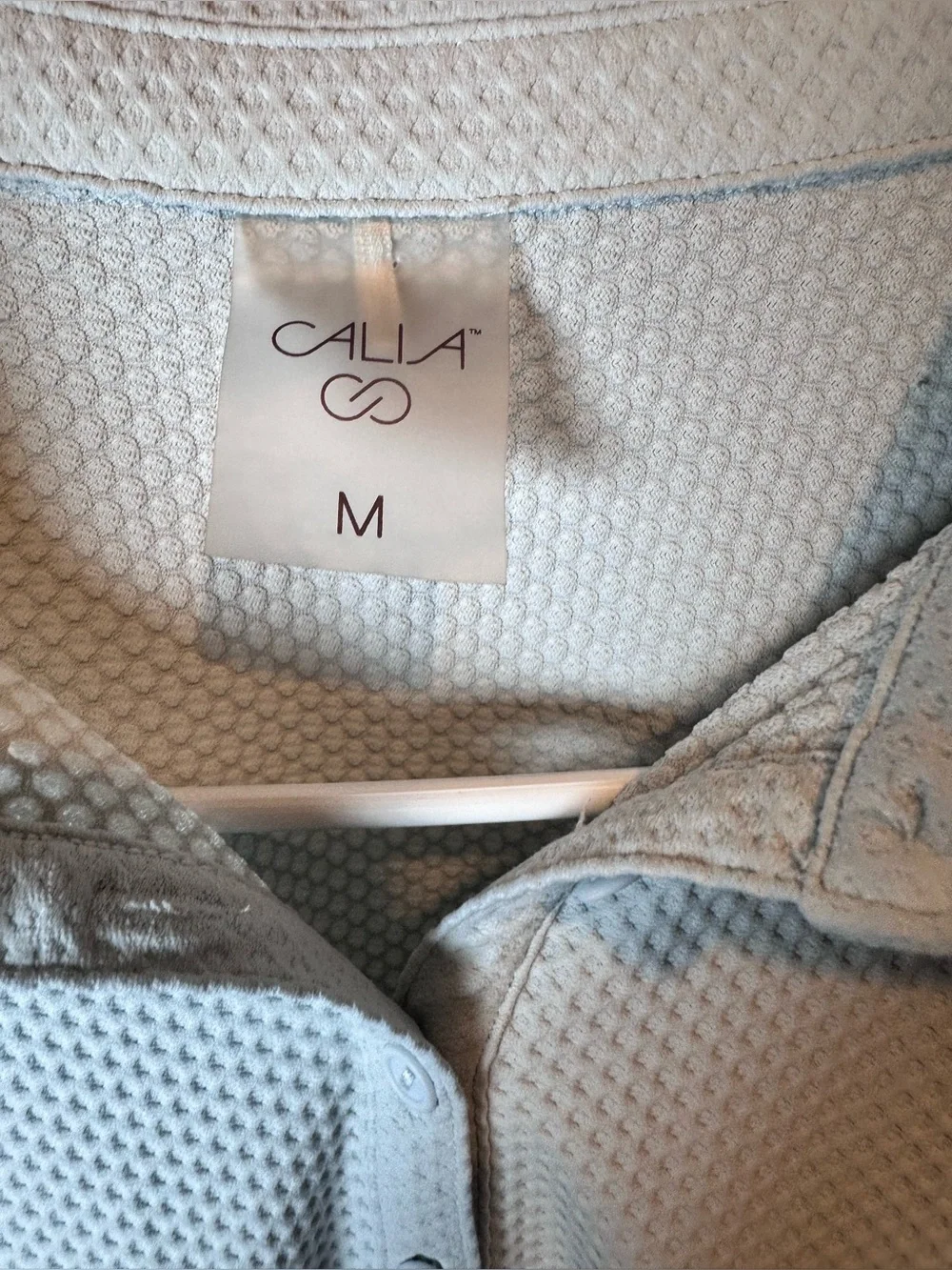 Calia Baby Blue Ribbed Polo Golf Tank - Picture 7 of 11
